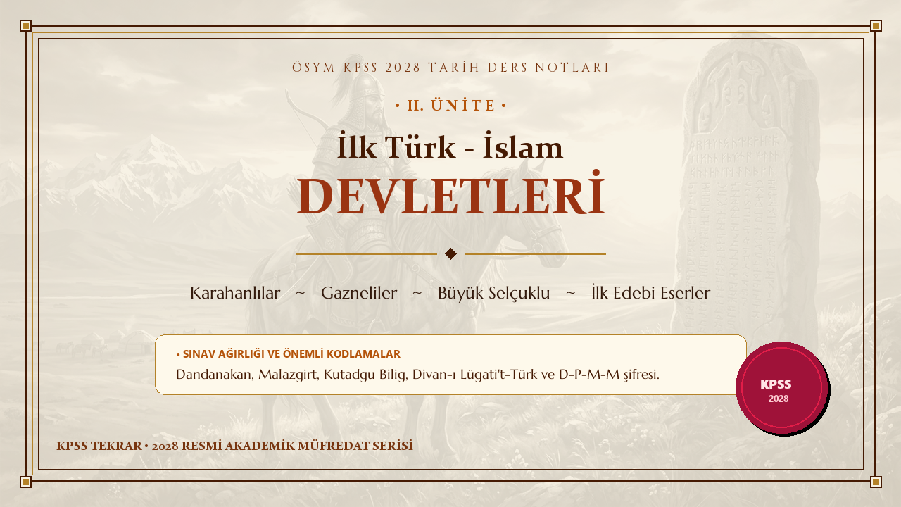 İlk Türk-İslam Devletleri
