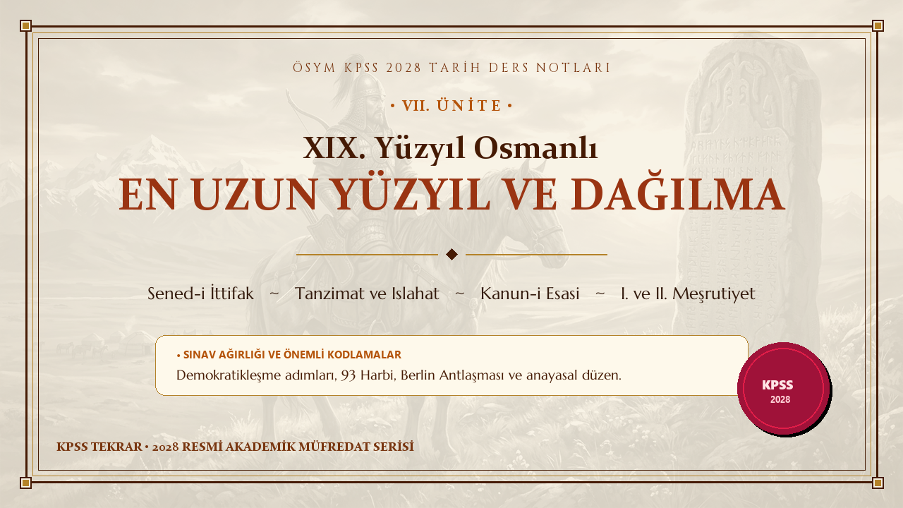 19. Yüzyıl Osmanlı Dağılma