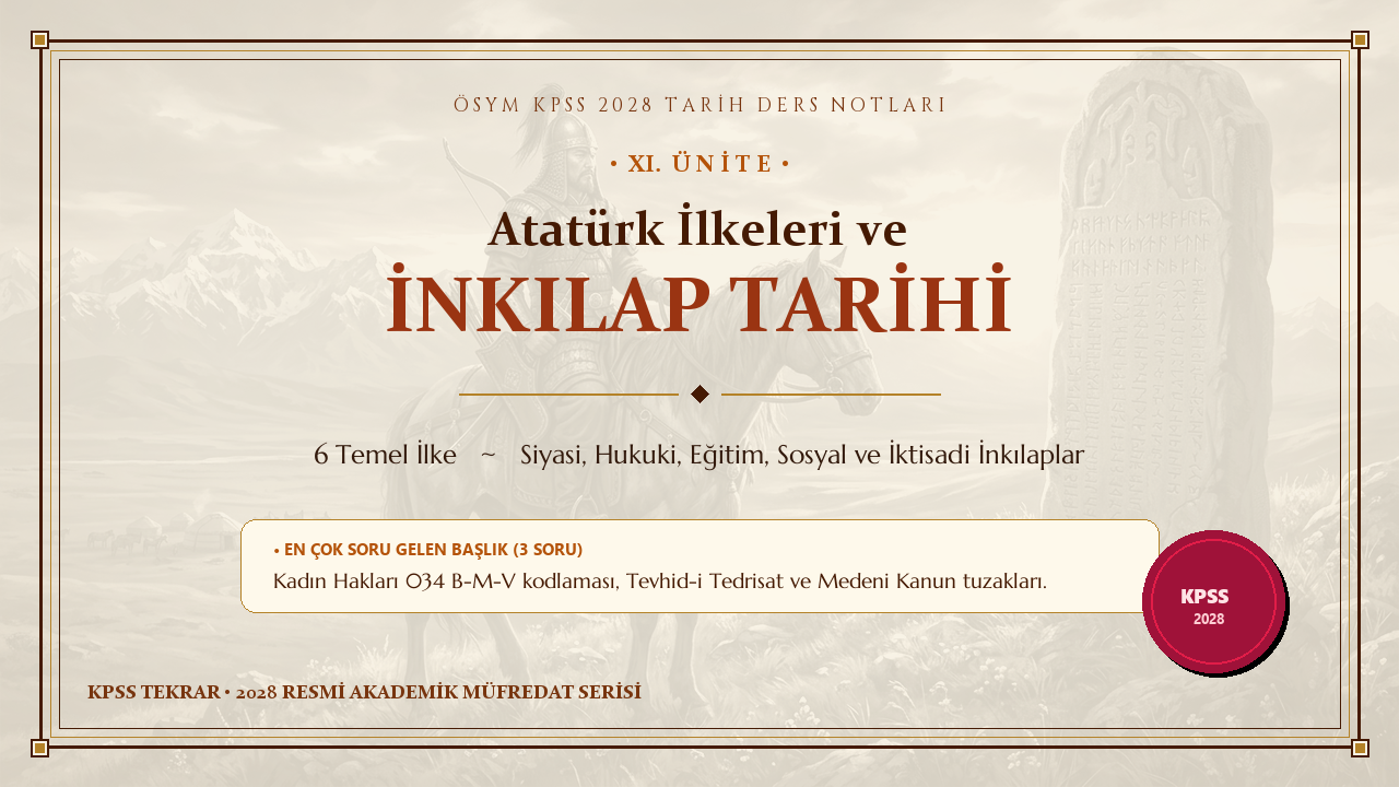 Atatürk İlkeleri ve İnkılaplar